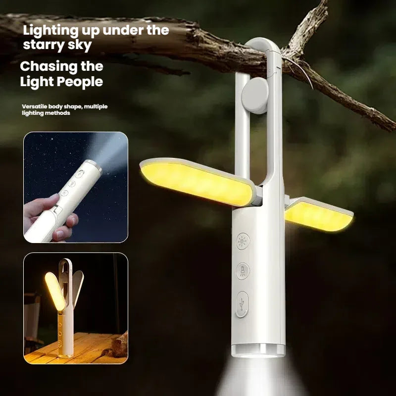 Folding LED Rechargeable Outdoor Camping Light