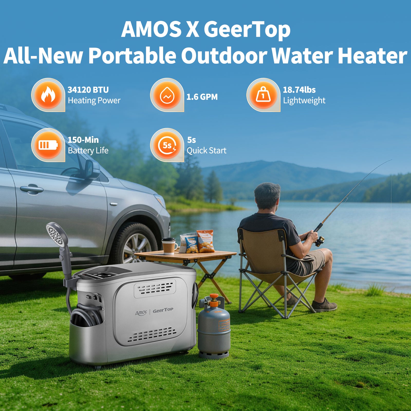 GeerTop 10kW Portable Tankless Water Heater