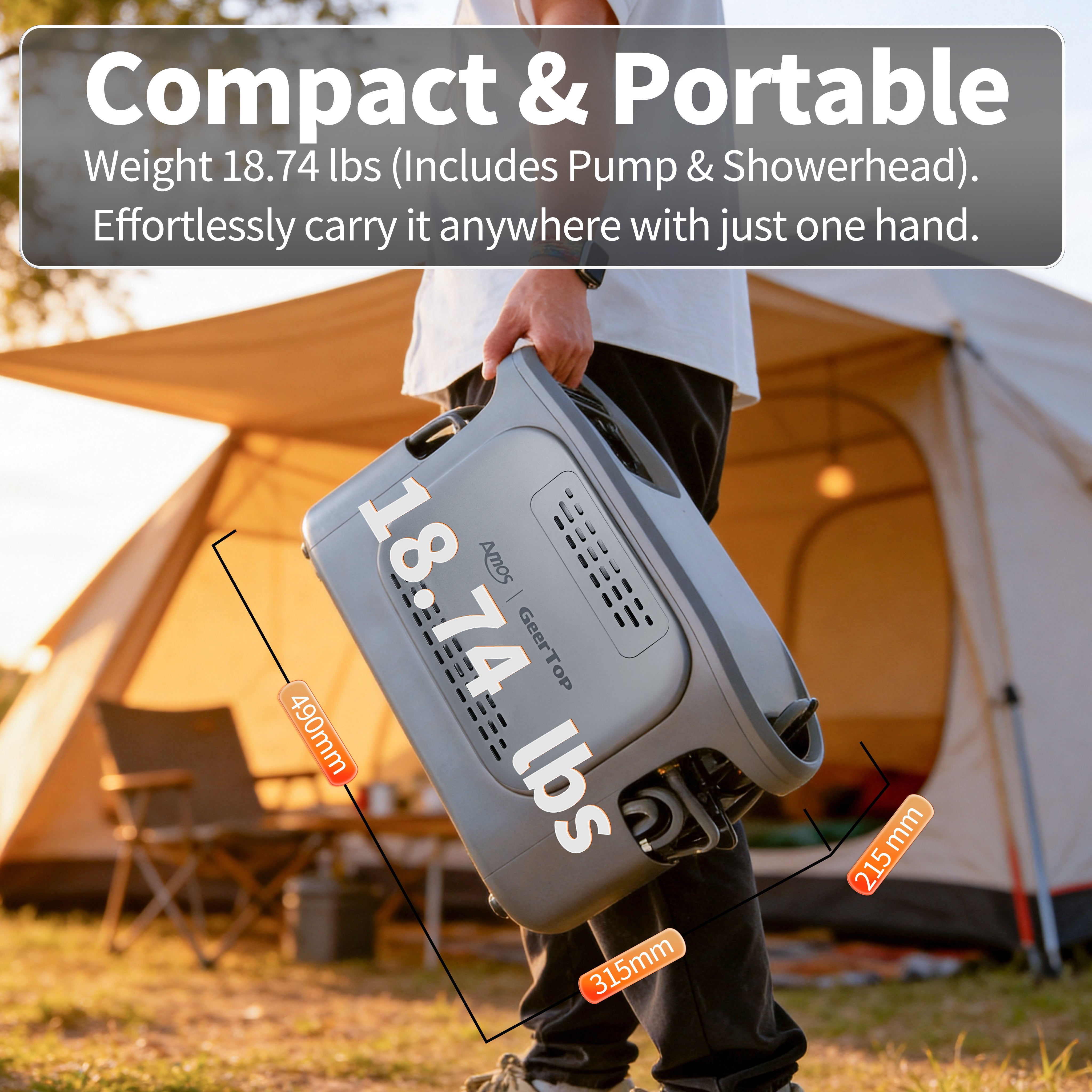GeerTop 10kW Portable Tankless Water Heater