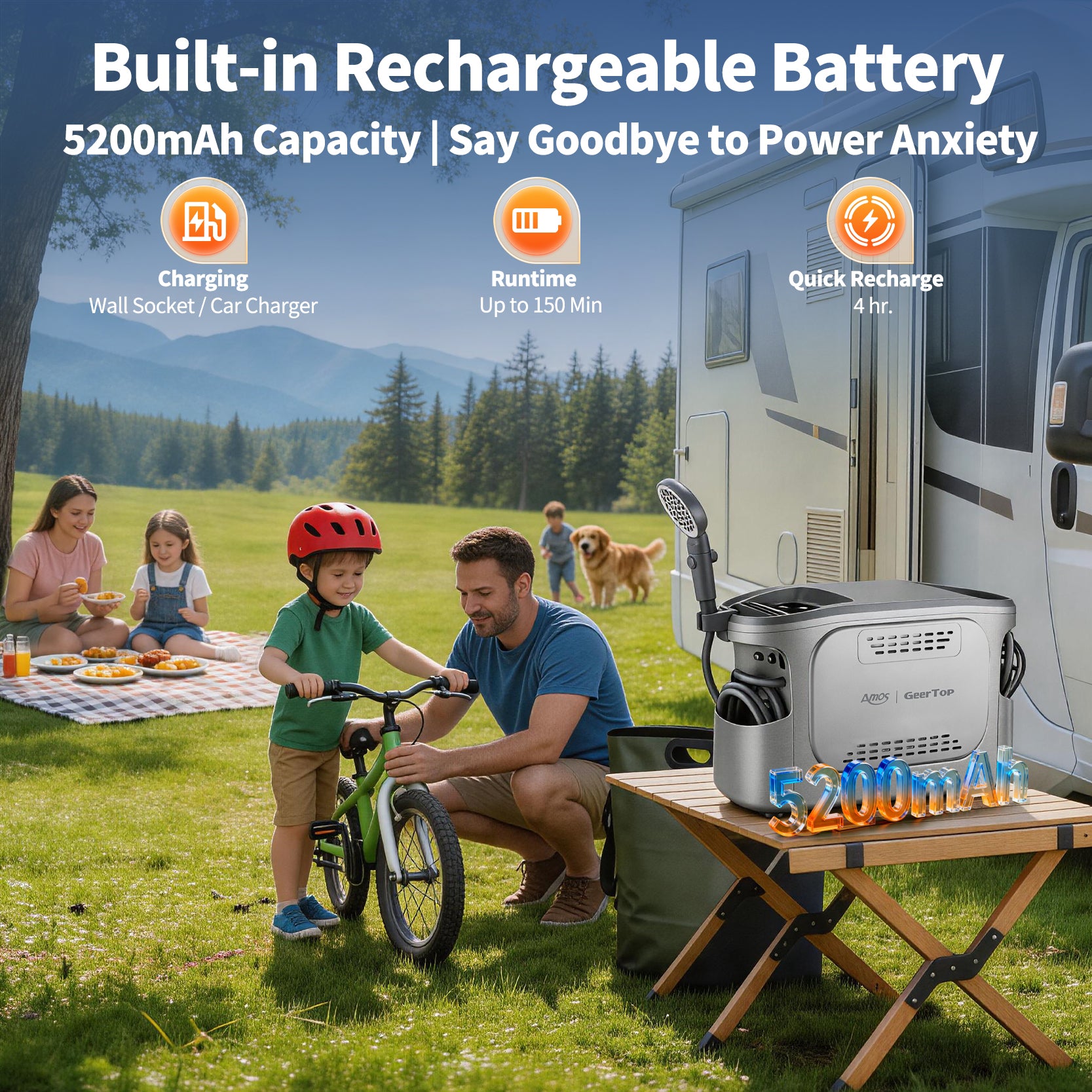 GeerTop 10kW Portable Tankless Water Heater