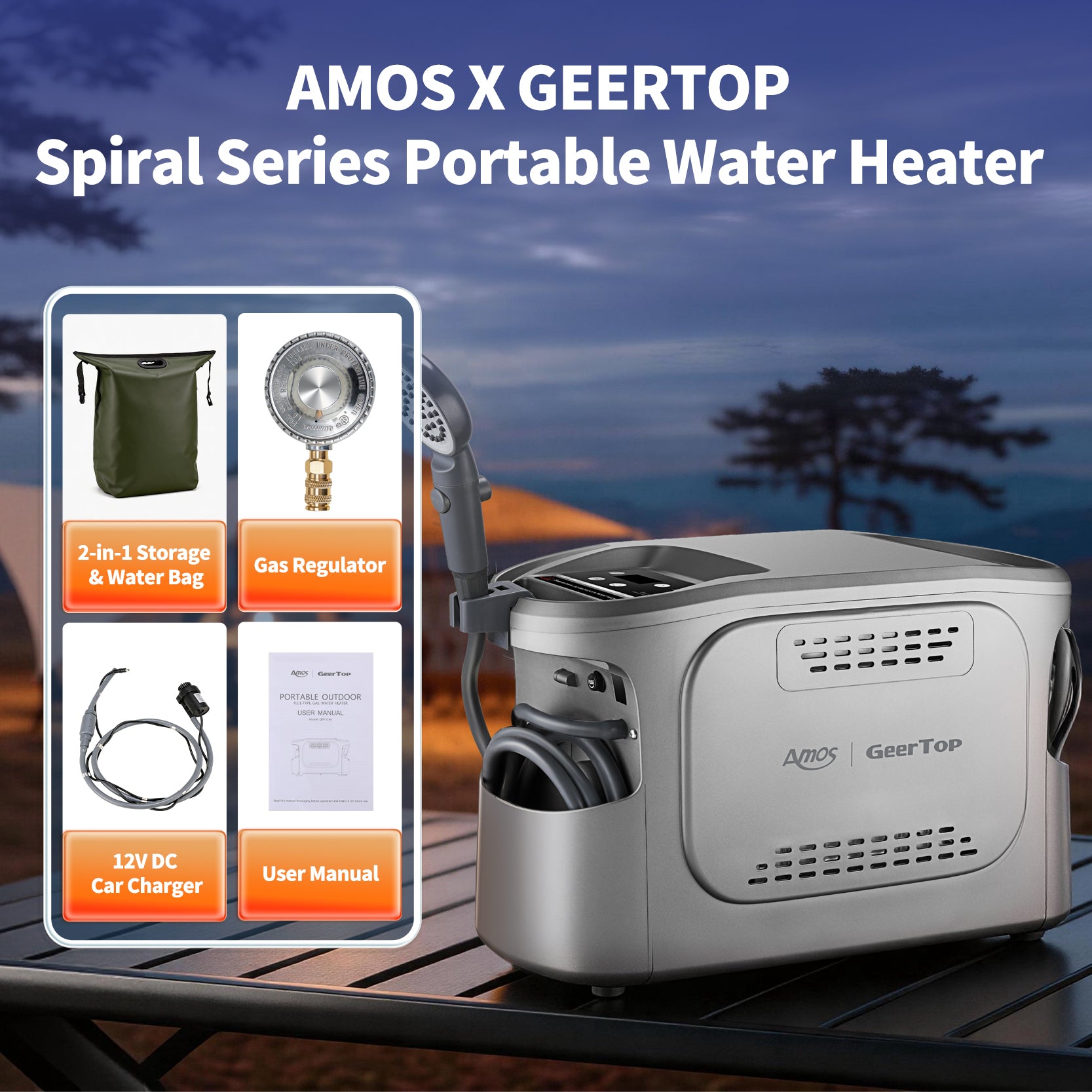 GeerTop 10kW Portable Tankless Water Heater
